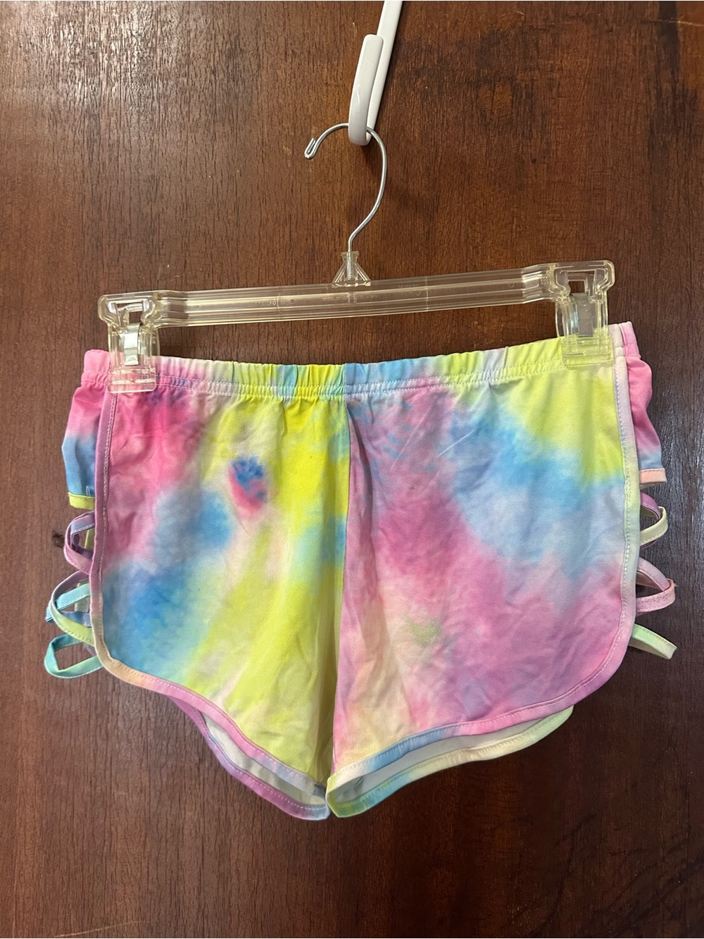 Tie-Dye Side-Detail Women’s Shorts